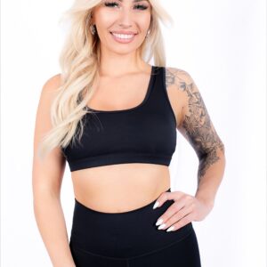 Joga Dano Ultra Comfort Active Bra Tops Midnight Black